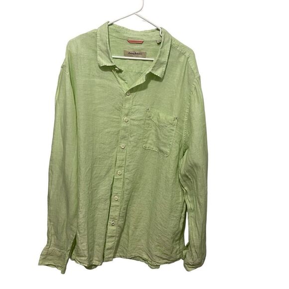 Tommy Bahama Linen Relaxed Fit Button Front Shirt Men’s Size XXL - Picture 1 of 7